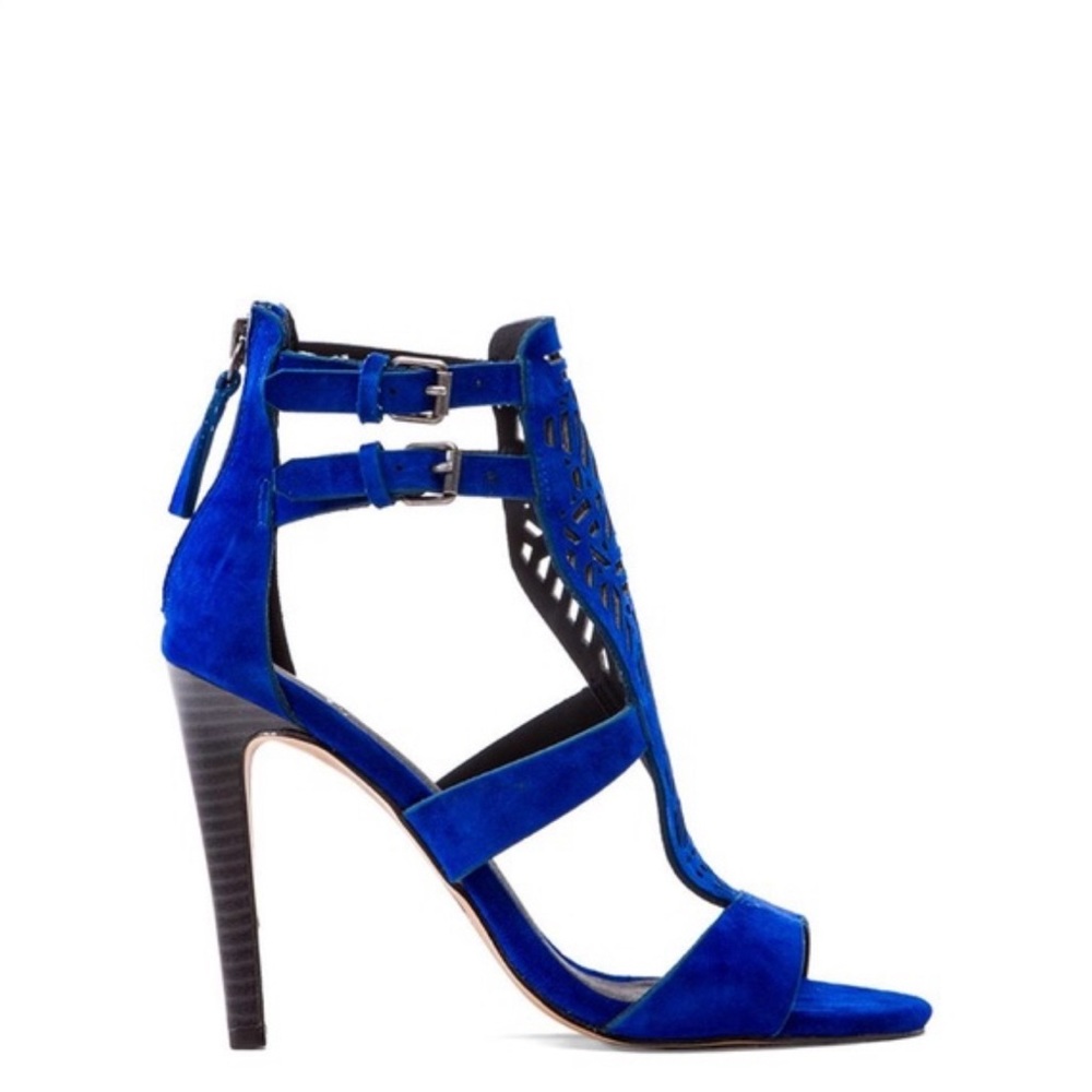 Joes Nox Royal Blue Suede Heel